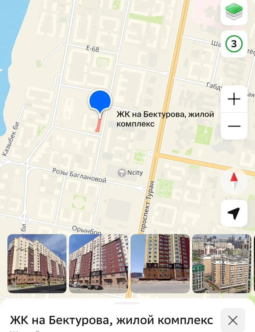 1-комн. квартира, для семьи/пары, Нура (Левый берег), 160 000 ₸