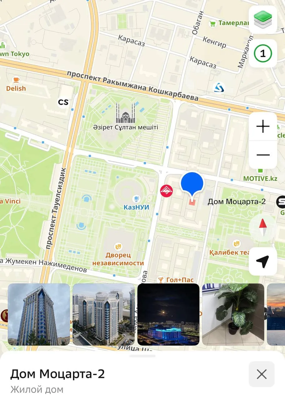 2-комн. квартира, для семьи/пары, Сарайшык, 220 000 ₸