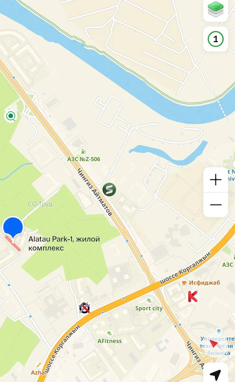 2-комн. квартира, для семьи/пары, Нура, 280 000 ₸