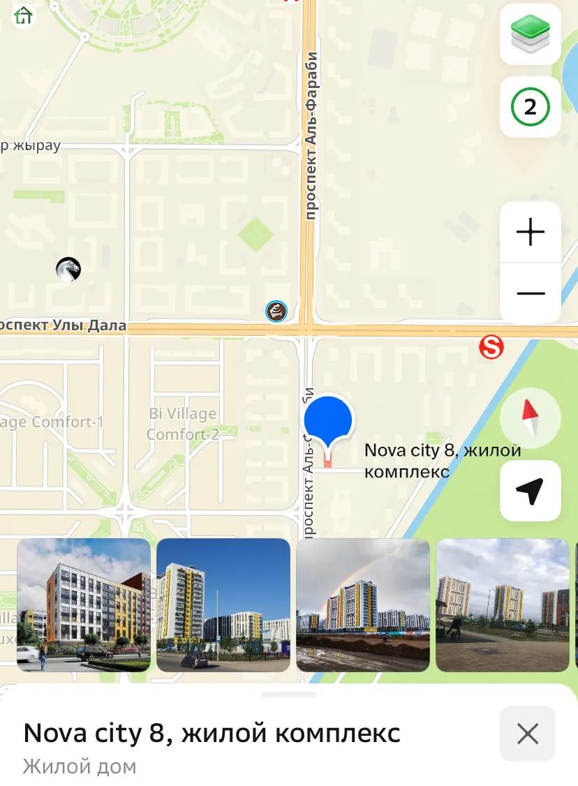 1-комн. квартира, Есиль, 180 000 ₸