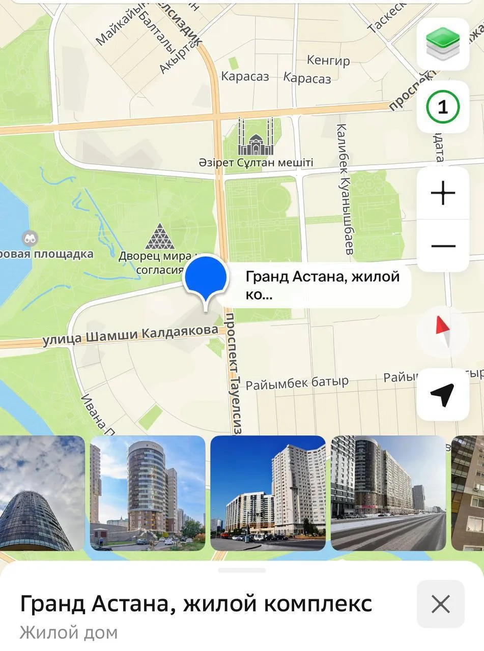 1-комн. квартира, Сарайшык, 180 000 ₸