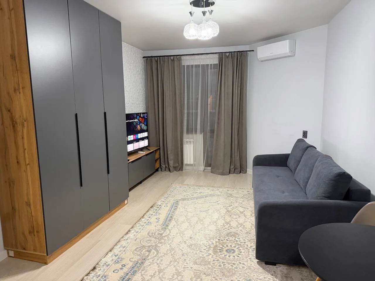 1-комн. квартира, для семьи/пары, ЖК Риверпарк, 250 000 ₸