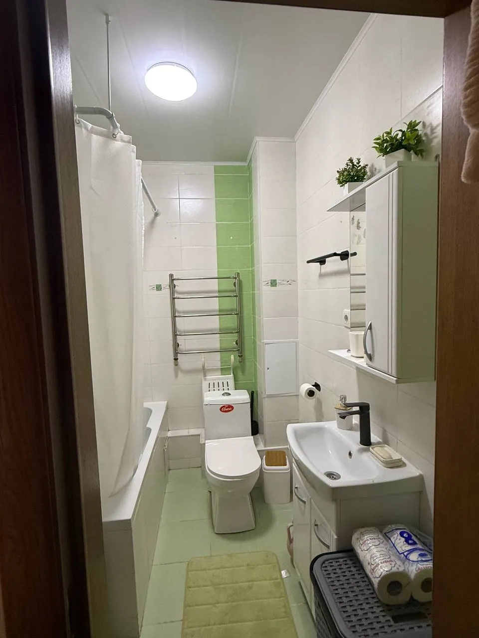 1-комн. квартира, для семьи/пары, зеленого базара, 350 000 ₸