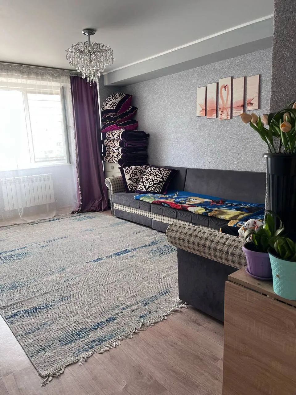 3-комн. квартира, для девушек, Наурызбайский, 250 000 ₸