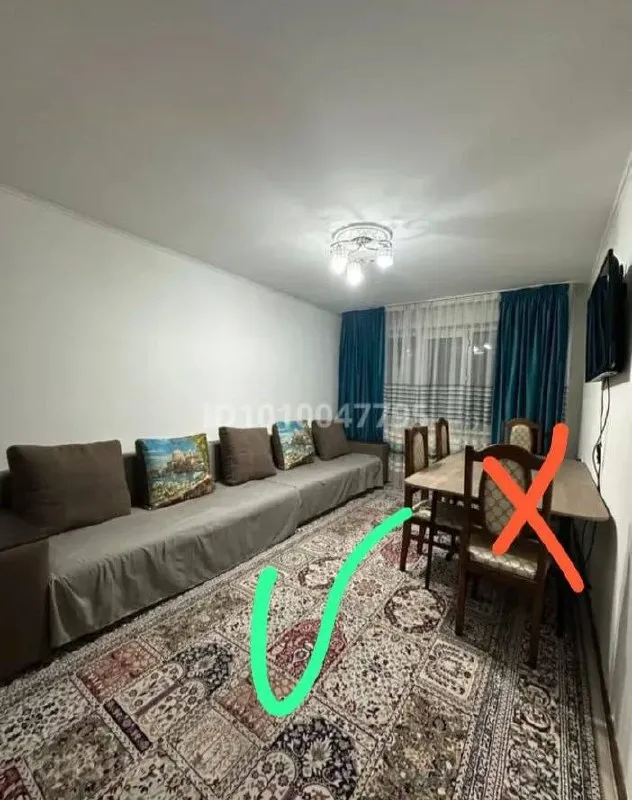 Подселение, для девушек, мкр 3, 40 000 ₸/чел